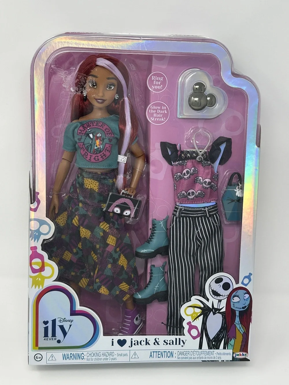 NEW Disney Ily 4EVER - I Love Jack & Sally Nightmare Before Christmas Doll